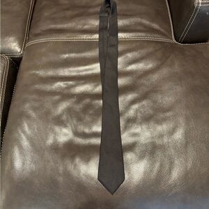 Banana Republic Classic Black Narrow Necktie